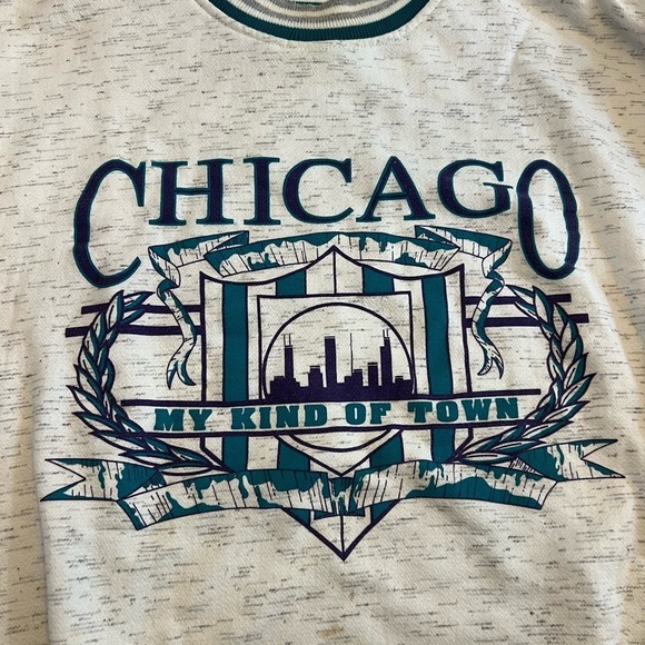 DIPORT USA Men’s 90’s Vintage Chicago Sweatshirt, Size Large. - Picture 2 of 8